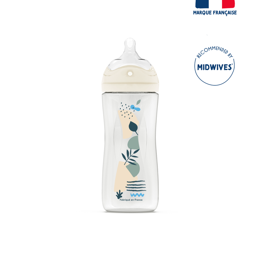 Bottles Anti-colic Teat & Ring -  0+ month - biomimicry teat slow flow 3