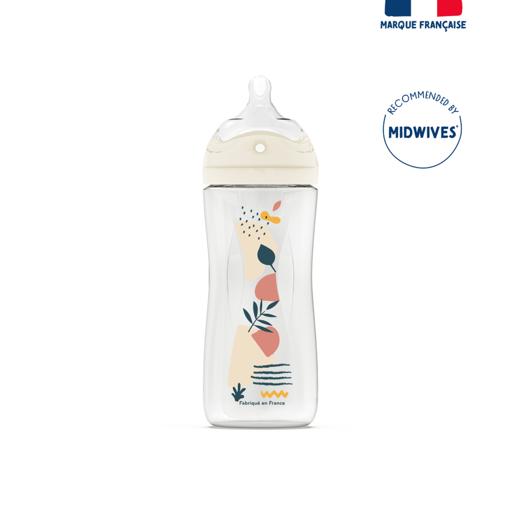 Bottles Anti-colic Teat & Ring -  0+ month - biomimicry teat slow flow 3