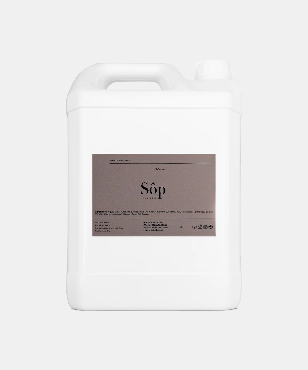 Liquid Soap Black Musk Gallon 5L