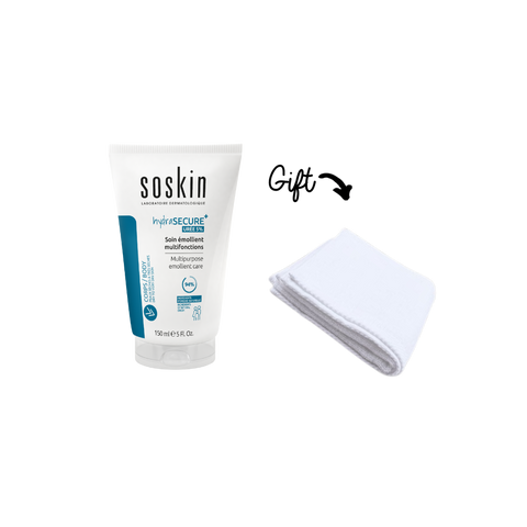 SOSKIN HYDRASECURE MULTIFUNCTIONAL EMOLLIENT CARE Get: SOSKIN TOWEL