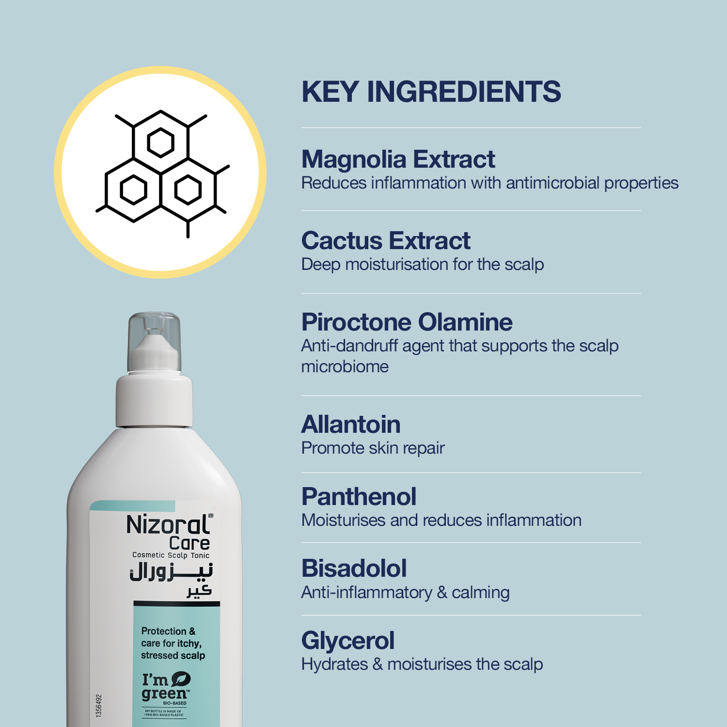 NIZORAL CARE TONIC 100ML