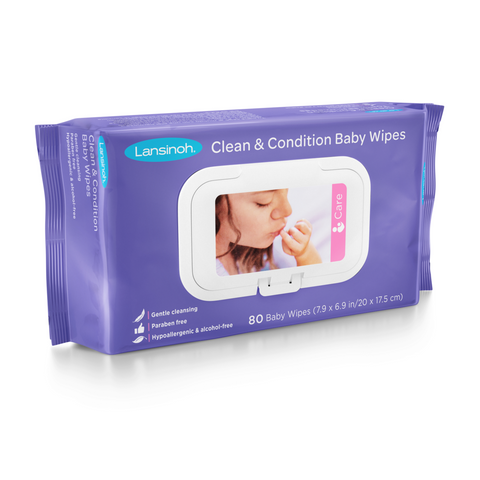 LANSINOH BABY WIPES X80