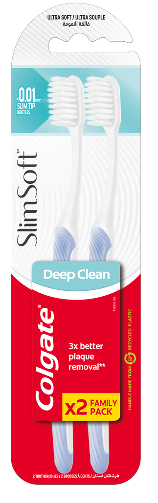 Colgate Slim Soft Advance Multipack Toothbrush - 2pk