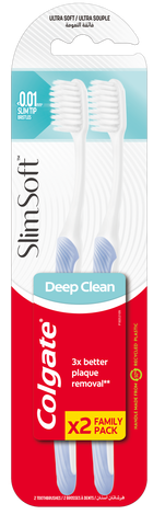 Colgate Slim Soft Advance Multipack Toothbrush - 2pk