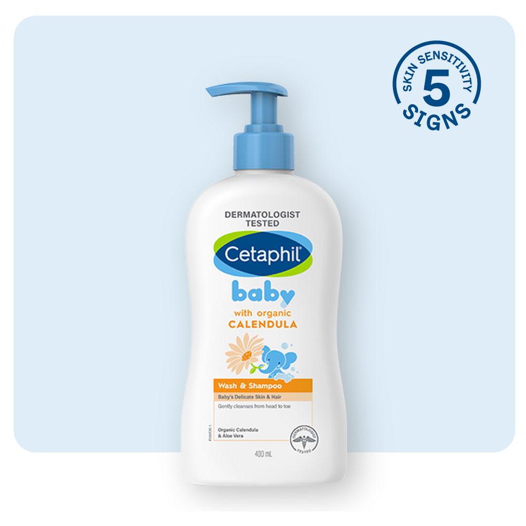 Cetaphil Baby Calendula Wash & Shampoo 400ML Pump