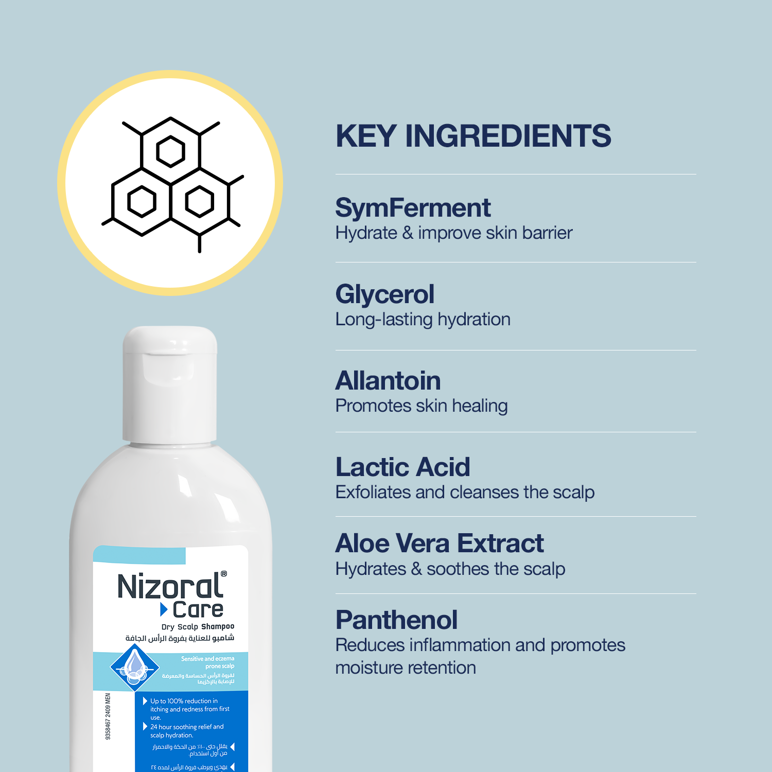 NIZORAL CARE DRY SCALP SHAMPOO 200ML