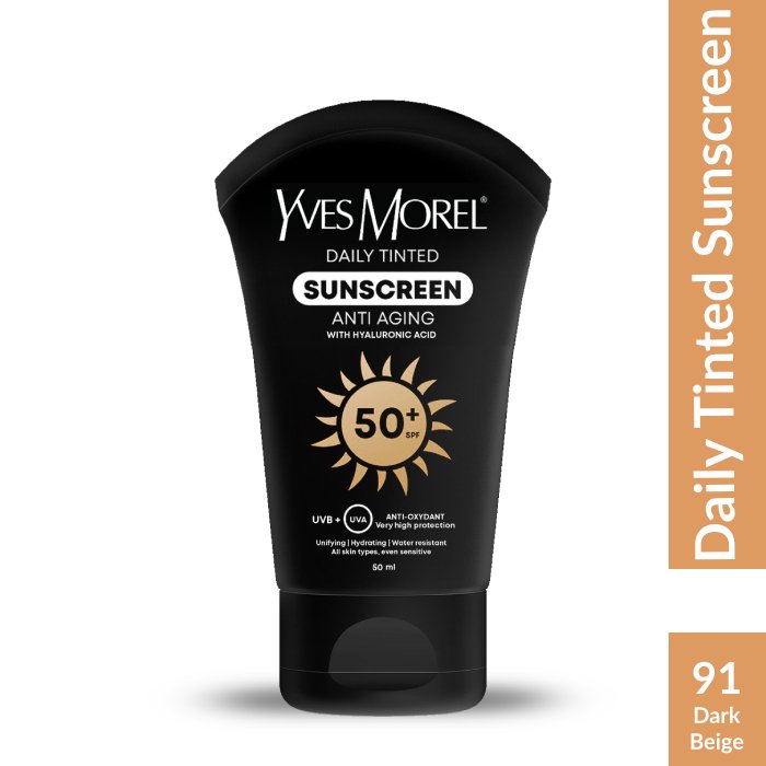 Daily Tinted Foundation Sunscreen SPF 50+ - 91 - Dark Beige