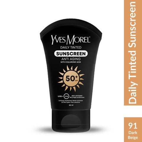 Daily Tinted Foundation Sunscreen SPF 50+ - 91 - Dark Beige