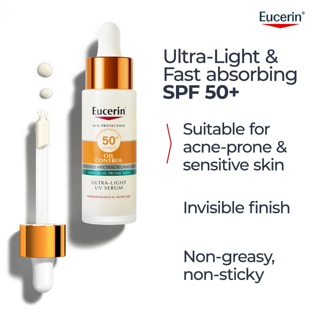Eucerin Sun Oil Control Ultra-Light Serum SPF50+ 30ml