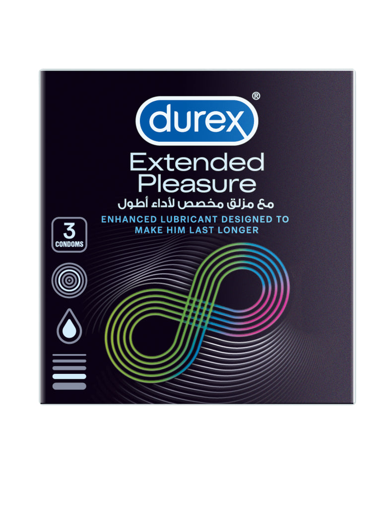 Durex Extended Pleasure 3-12-20 Pack