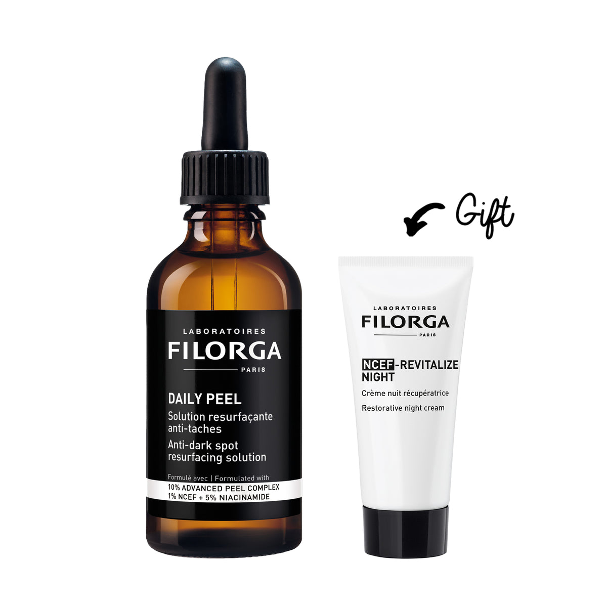 Buy Filorga Daily Peel Dark Spot & get a FREE NCEF-Revitalize Night 15ml