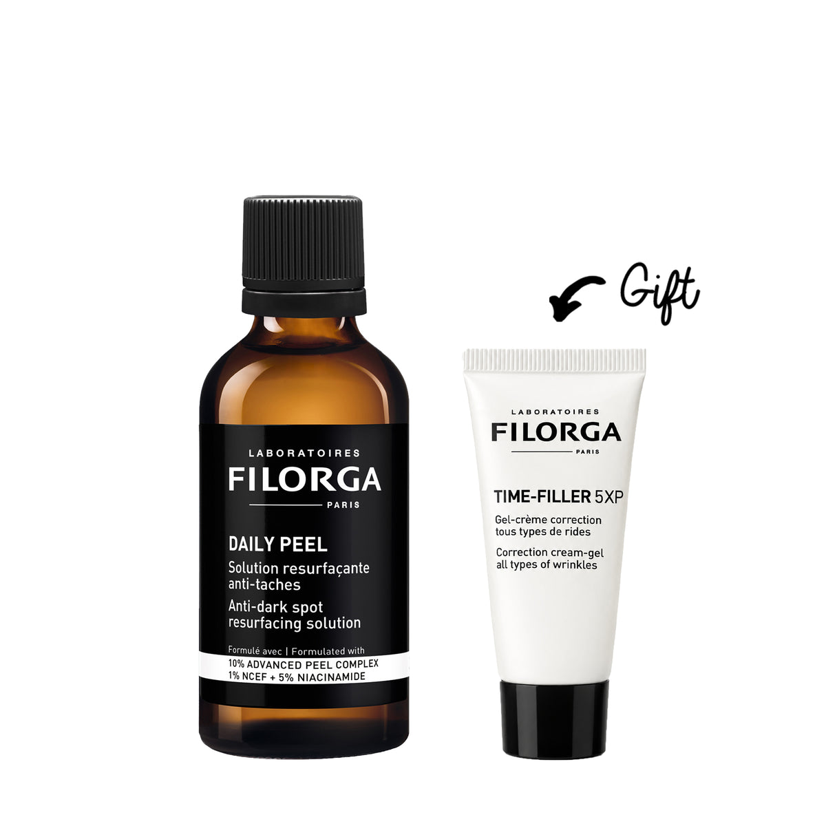 Buy Filorga Daily Peel Anti-Wrinkles & get a FREE Time-Filler 5XP Cream 15ml