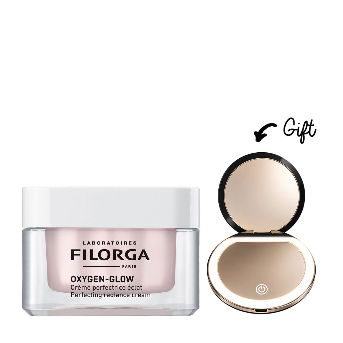 Buy Filorga Oxygen-Glow Cream & get a FREE Mirror in a Transparent Pouch