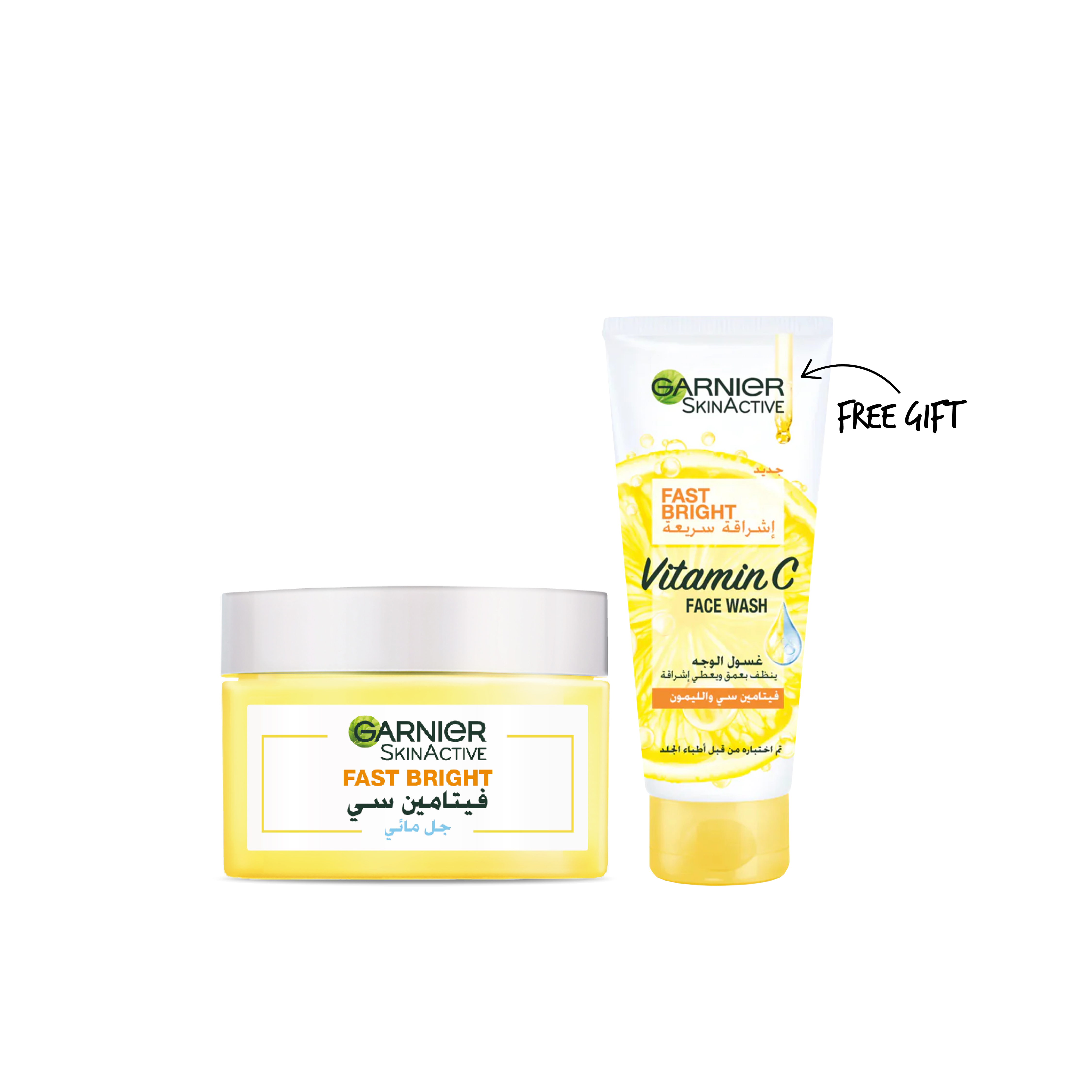 10% OFF BUY Garnier Fast Bright Vitamin C Water Gel Moisturizer GET Face Wash FOR FREE