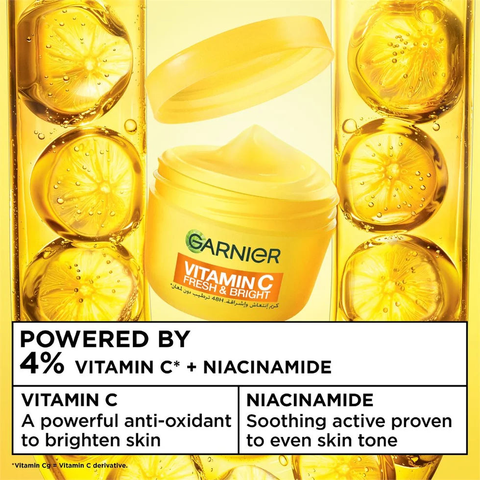 Garnier Vitamin C Fresh & Bright Cream 85ml