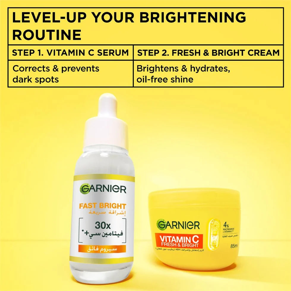 Garnier Vitamin C Fresh & Bright Cream 85ml
