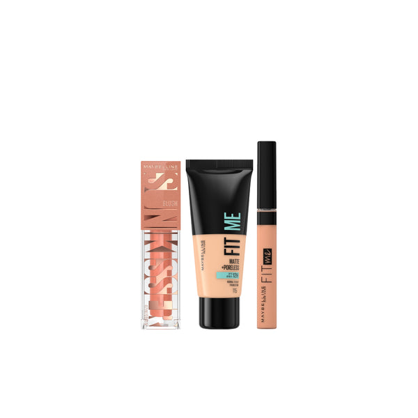 25% OFF Fit Me Foundation 30ml + Fit Me Concealer + Sunkisser Blush And Bronzer