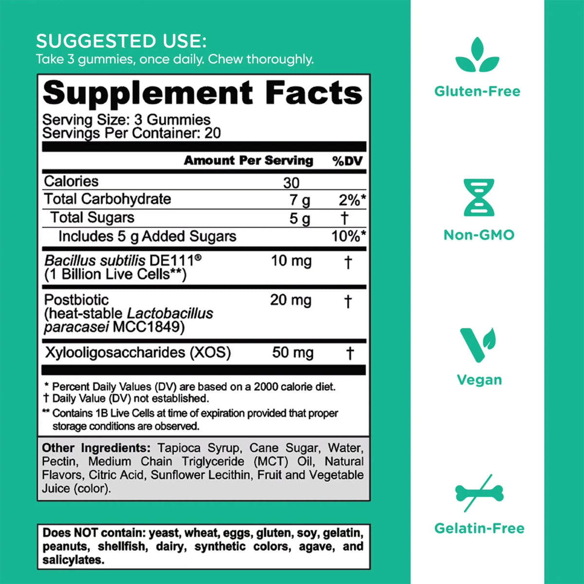 Goli Pre + Post + Probiotics Gummies