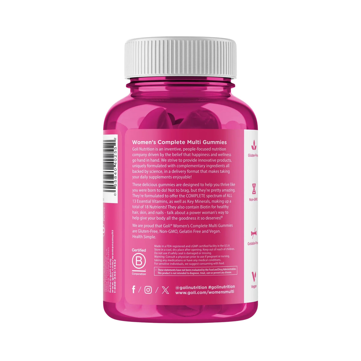 Goli Women's Complete Multi Gummies