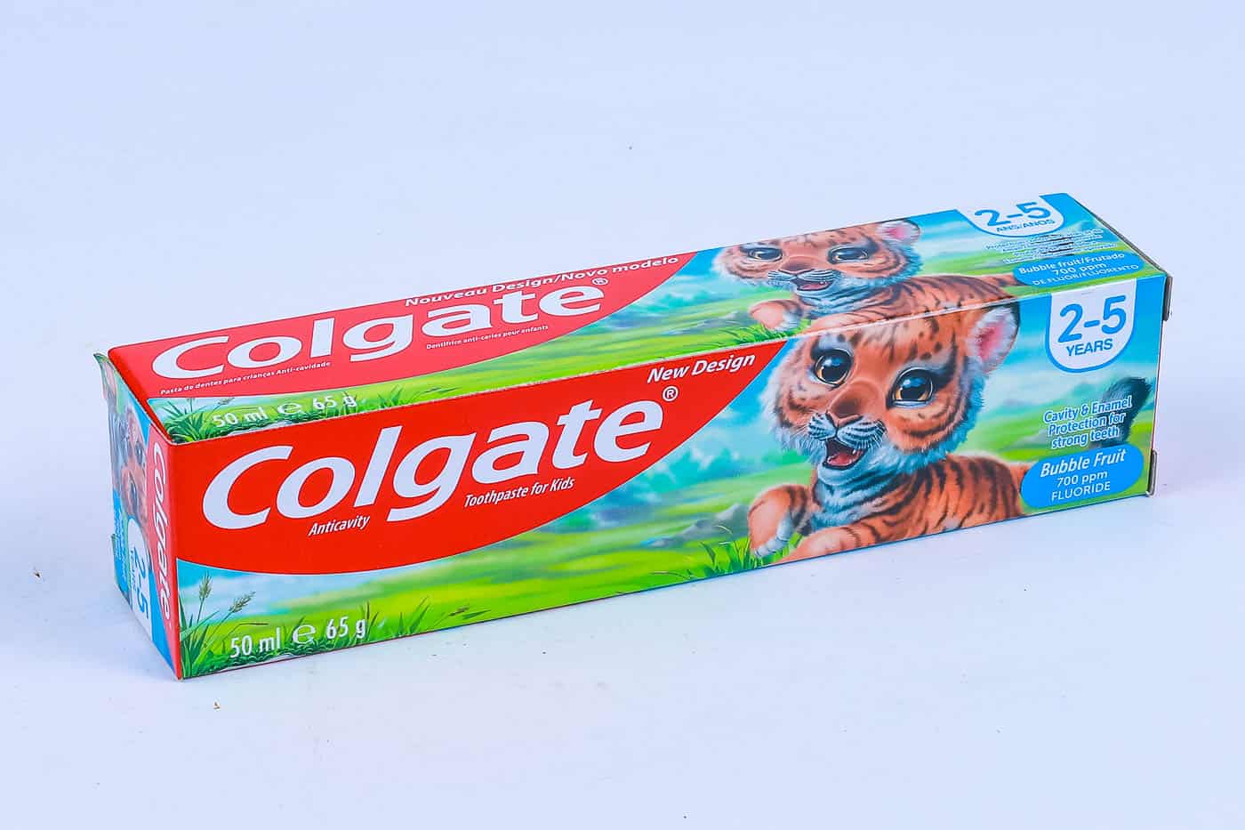 Colgate Kids  Bubble Fruit Gel 2 - 5 years old Toothpaste 50ml