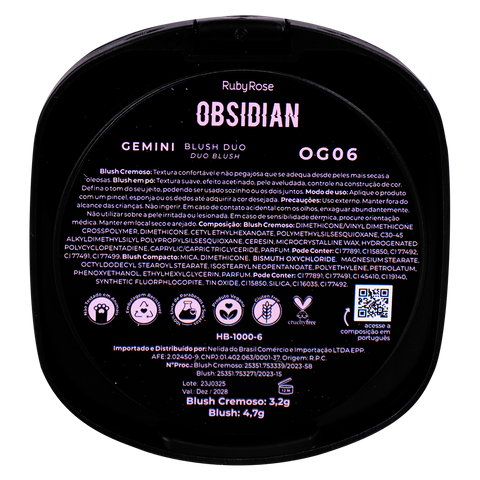 OBSIDIAN BLUSH DUO