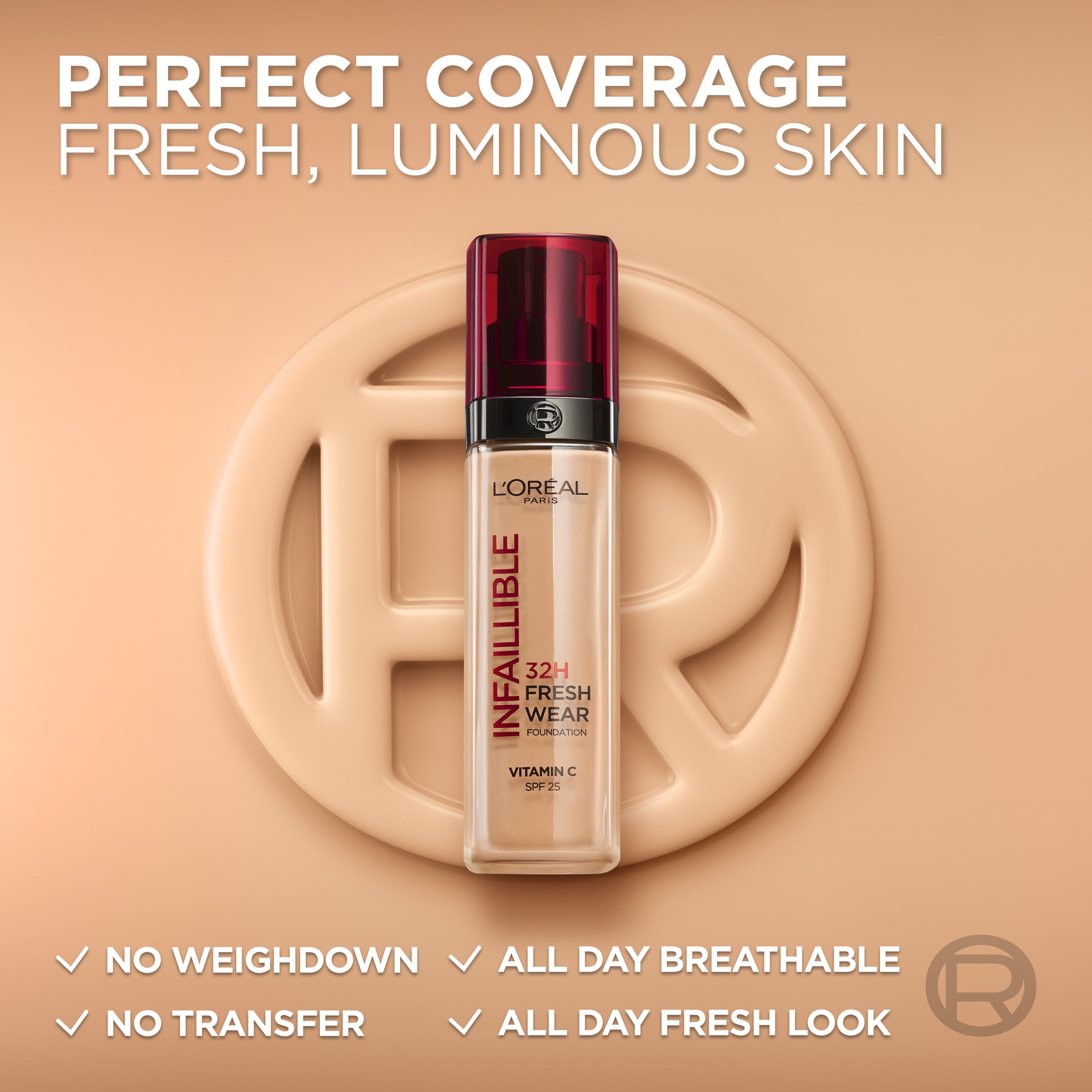 L'Oréal Paris - Infallible 32H Fresh Wear Foundation spf25