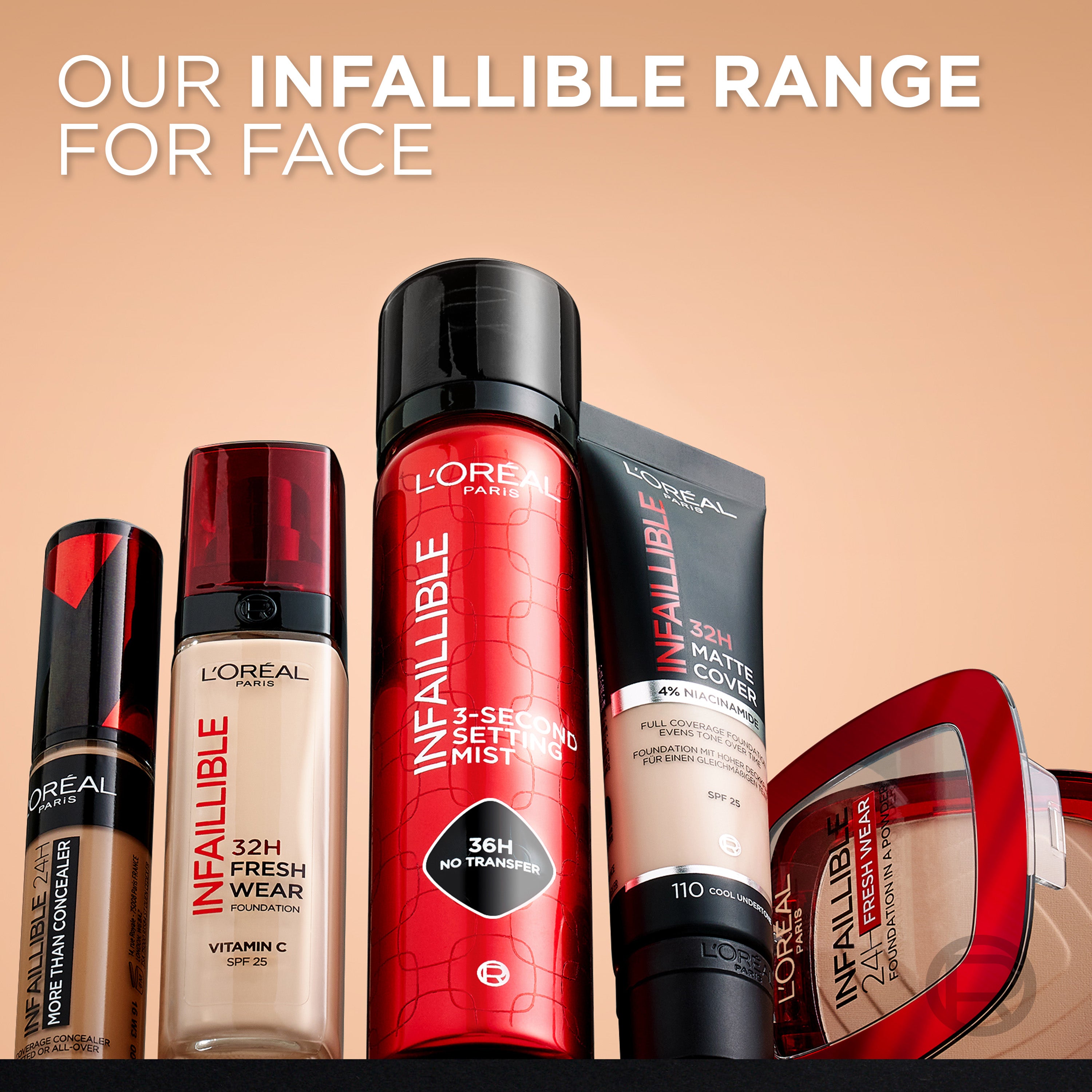 L'Oréal Paris - Infallible 32H Fresh Wear Foundation spf25