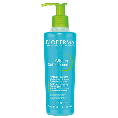 Sebium Gel moussant Purifying cleansing foaming gel Combination to oily skin