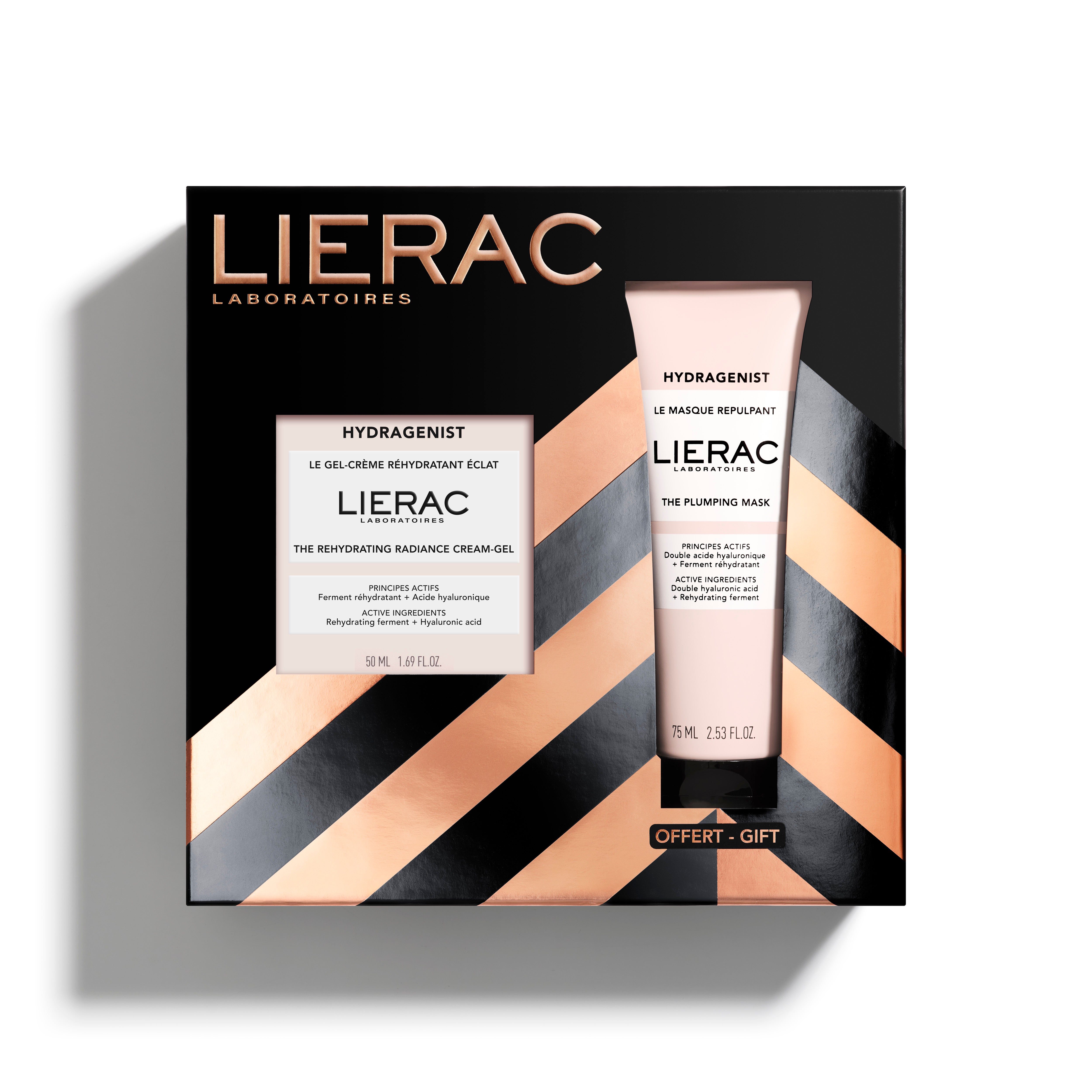 Lierac Rehydrating Radiance Cream-Gel 50 ml + Plumping Mask 75 ml FREE