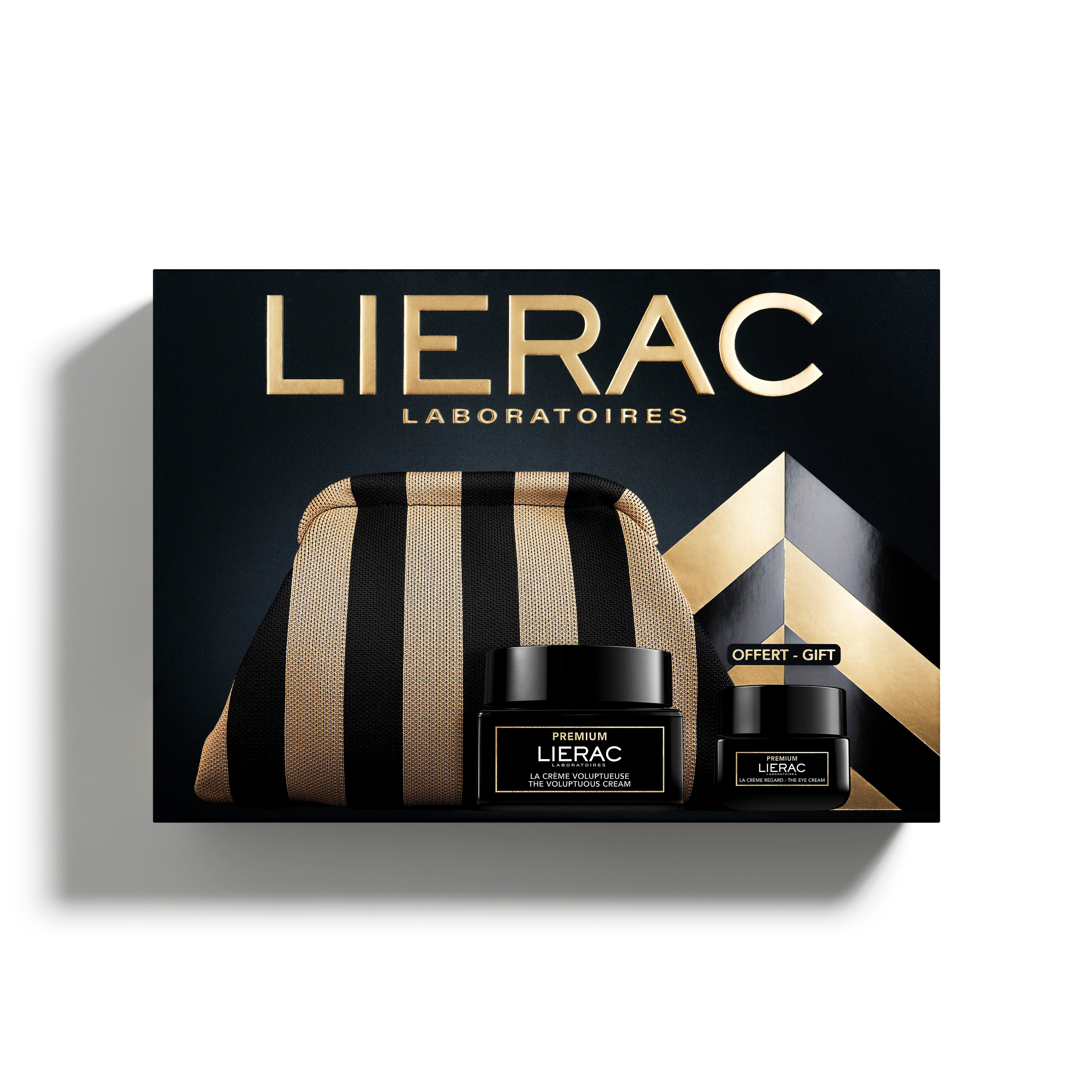 Lierac Silky Cream 50ml + The Eye Cream 20ml  + pouch FREE