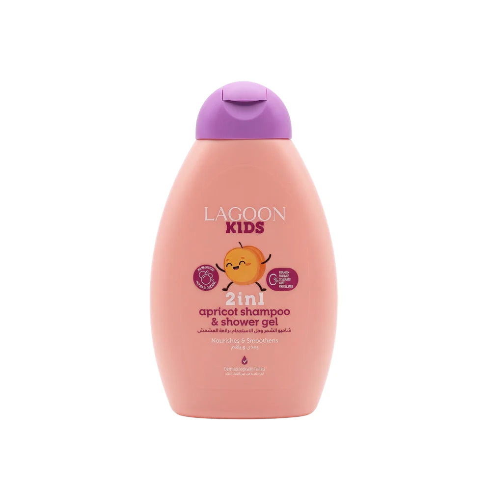 Kids 2in1 Apricot Shampoo & Shower Gel 400ml