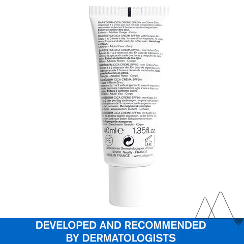 Bariéderm Cica-Cream With Cu-Zn SPF50 40ML