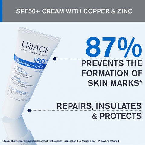 Bariéderm Cica-Cream With Cu-Zn SPF50 40ML