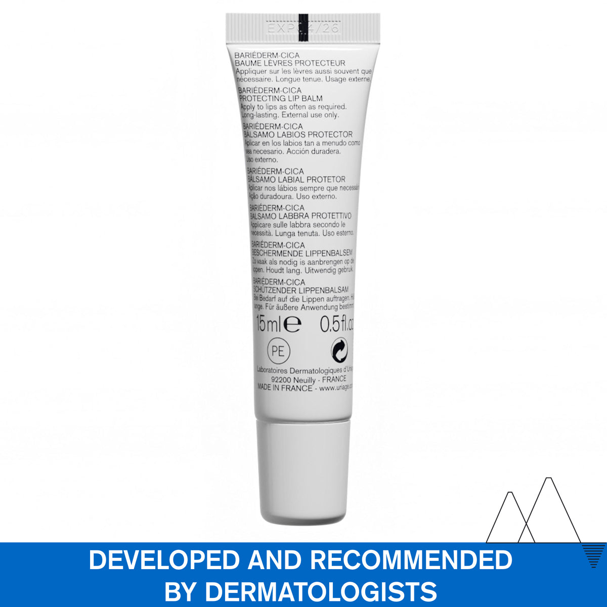 Bariéderm Cica-Lips Repairing Balm 15ml