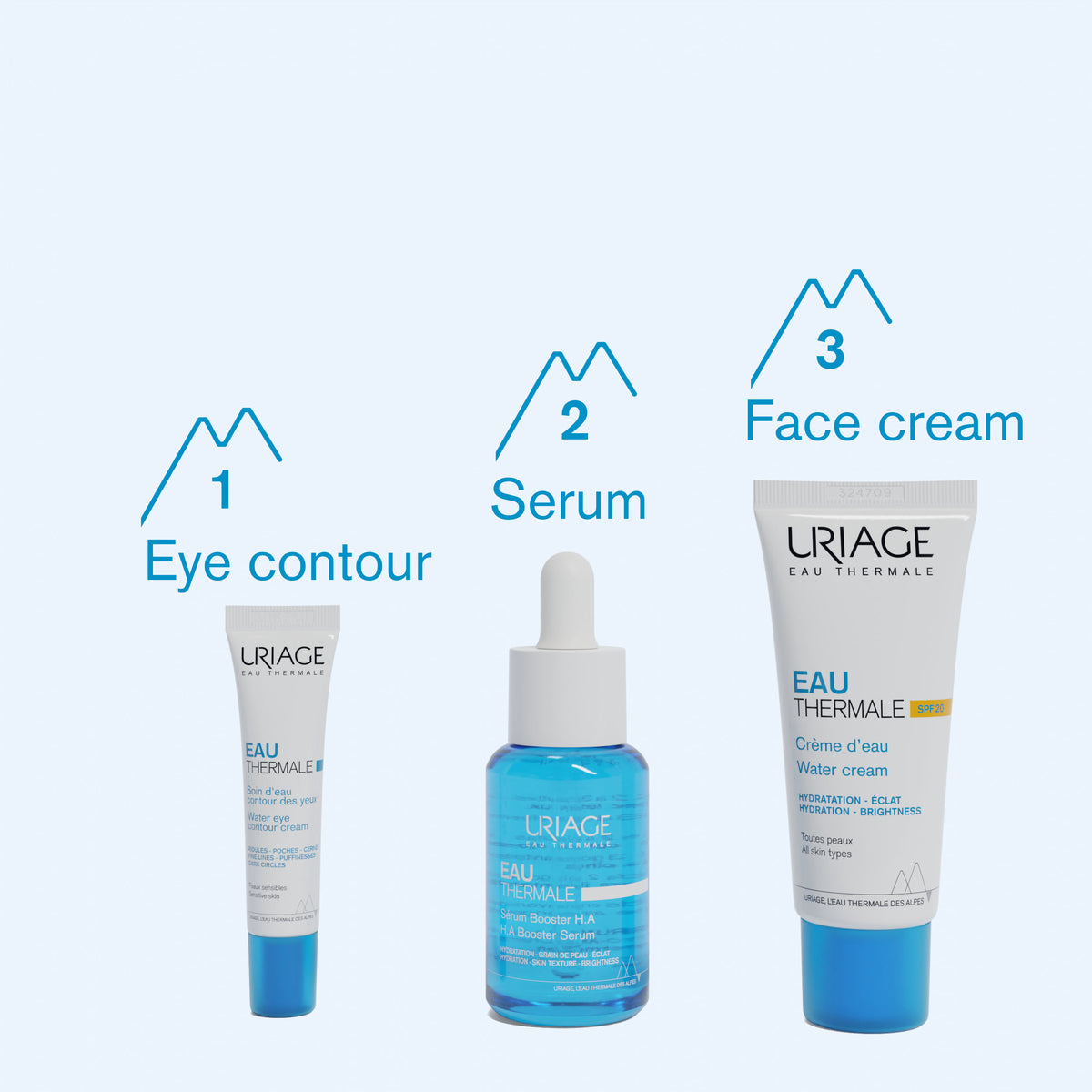Eau Thermale Light Water Cream SPF20 40ml