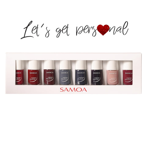 Samoa Gift Pack Let's Get Personal 8 Never Nude Nail Polish