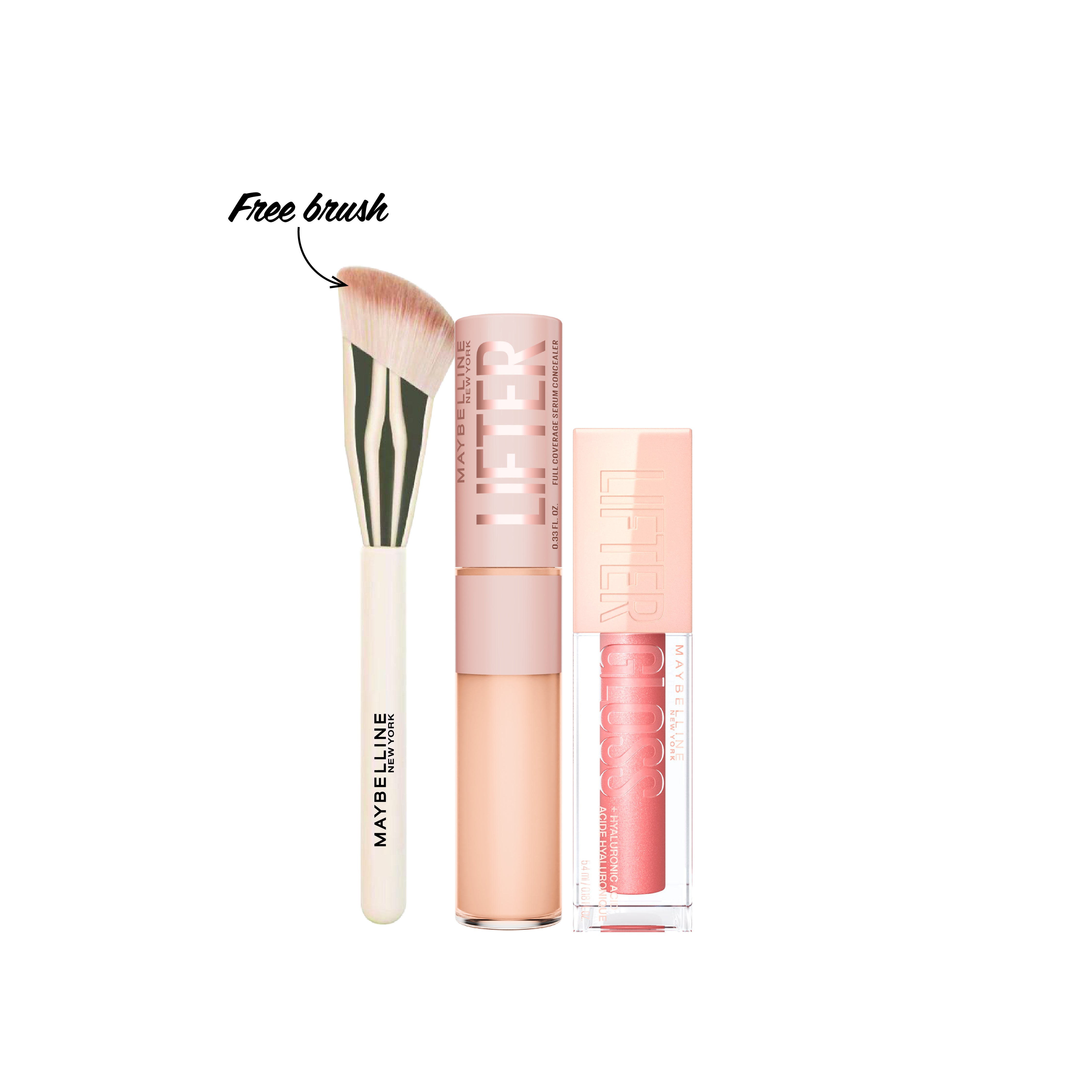 20 % OFF Lifter Serum Concealer + Lifter Gloss GET Tilted Brush FOR FREE