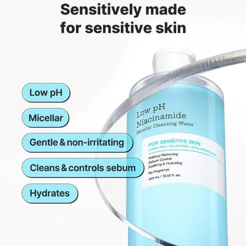 Low pH Niacinamide Micellar Cleansing Water 100 ML