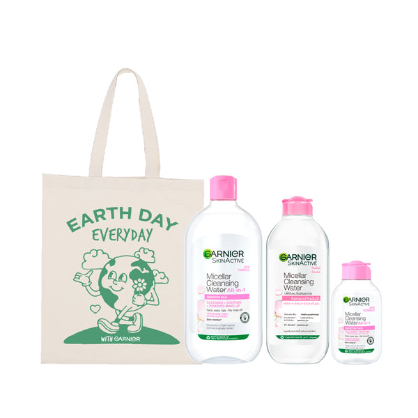 15% OFF Classic Micellar water family + Tote bag