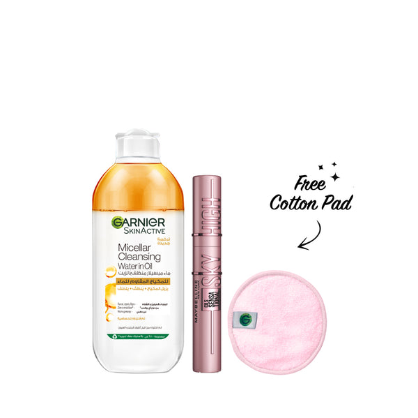15% OFF In Oil Micellar 400 ml  + Sky High + Free cotton pad