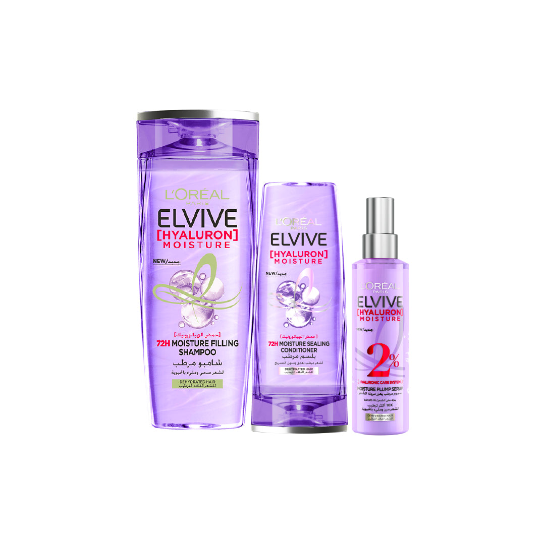 15% Elvive Hyaluron Moisture Routine