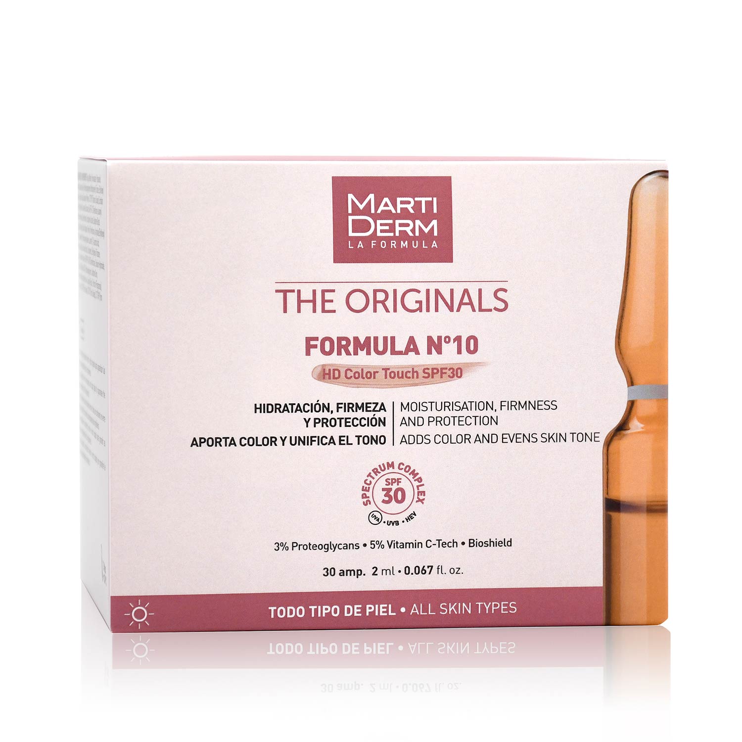 The Originals FORMULA Nº10 HD Color Touch SPF30, 10 Ampoules