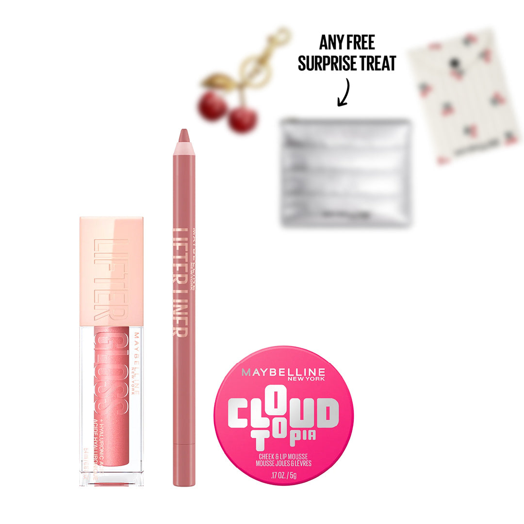 Lifter Gloss + Lifter Liner + Cloudtopia Blush + FREE Surprise Treat At 20% OFF