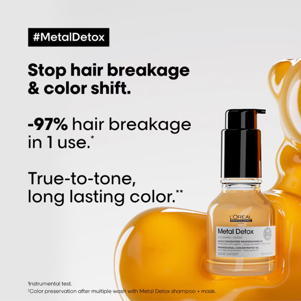 L’Oréal Professionnel | Metal Detox Anti-deposit Protector |  After color, balayage & lightening  | 50 ml