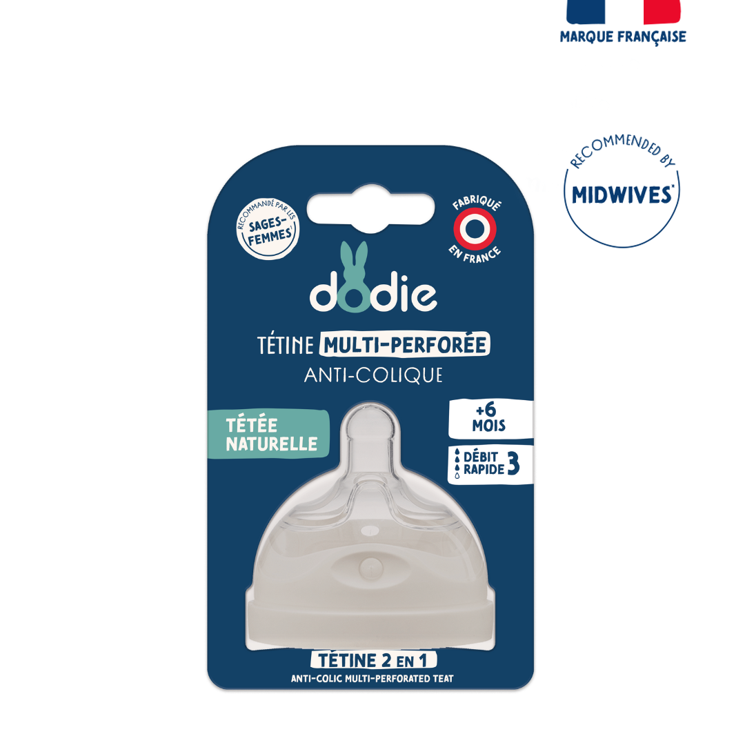 Teat Biomimicry - teat & ring - 6+ months - silicone fast flow 3 - unit