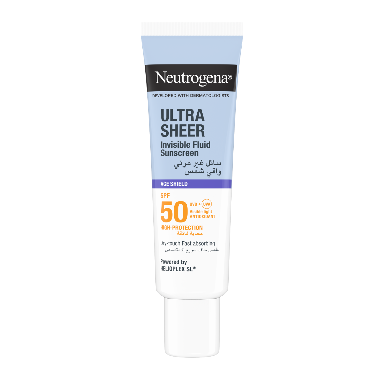 Neutrogena Ultrasheer Age Shield Fluid Sunscreen SPF 50