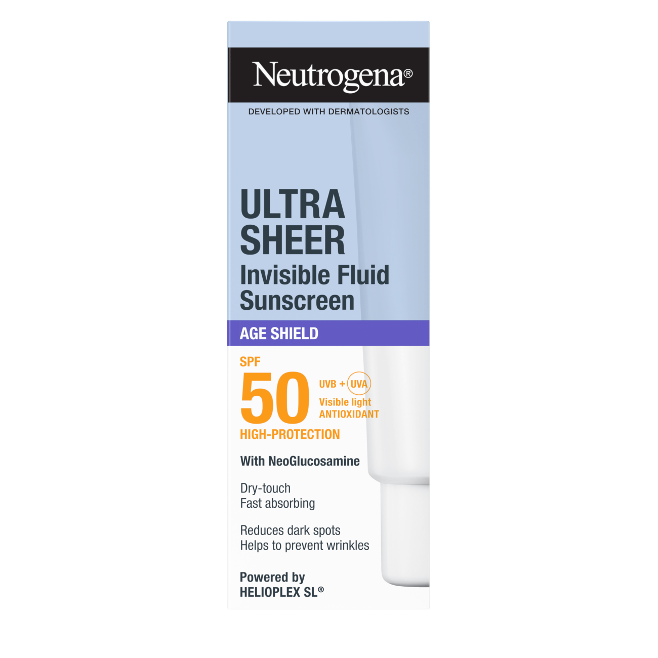 Neutrogena Ultrasheer Age Shield Fluid Sunscreen SPF 50