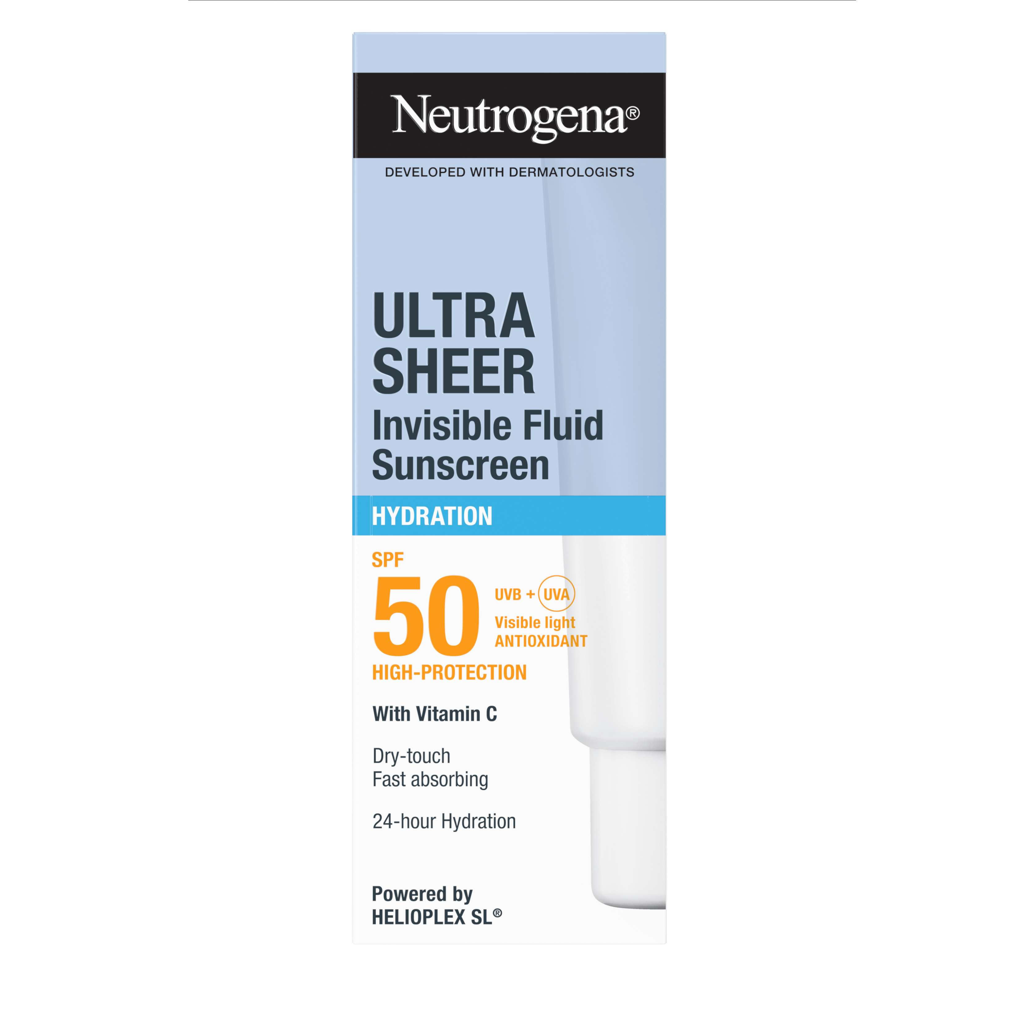Neutrogena Ultra Sheer Invisible Fluid Sunscreen SPF50
