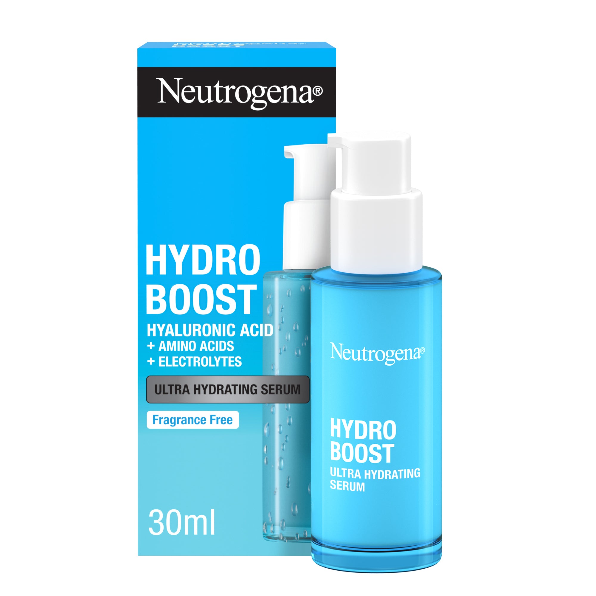 Neutrogena Hydro Boost Serum, 30ml Fragrance- Free
