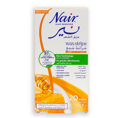Nair Body Wax Strips Milk & Honey 20s